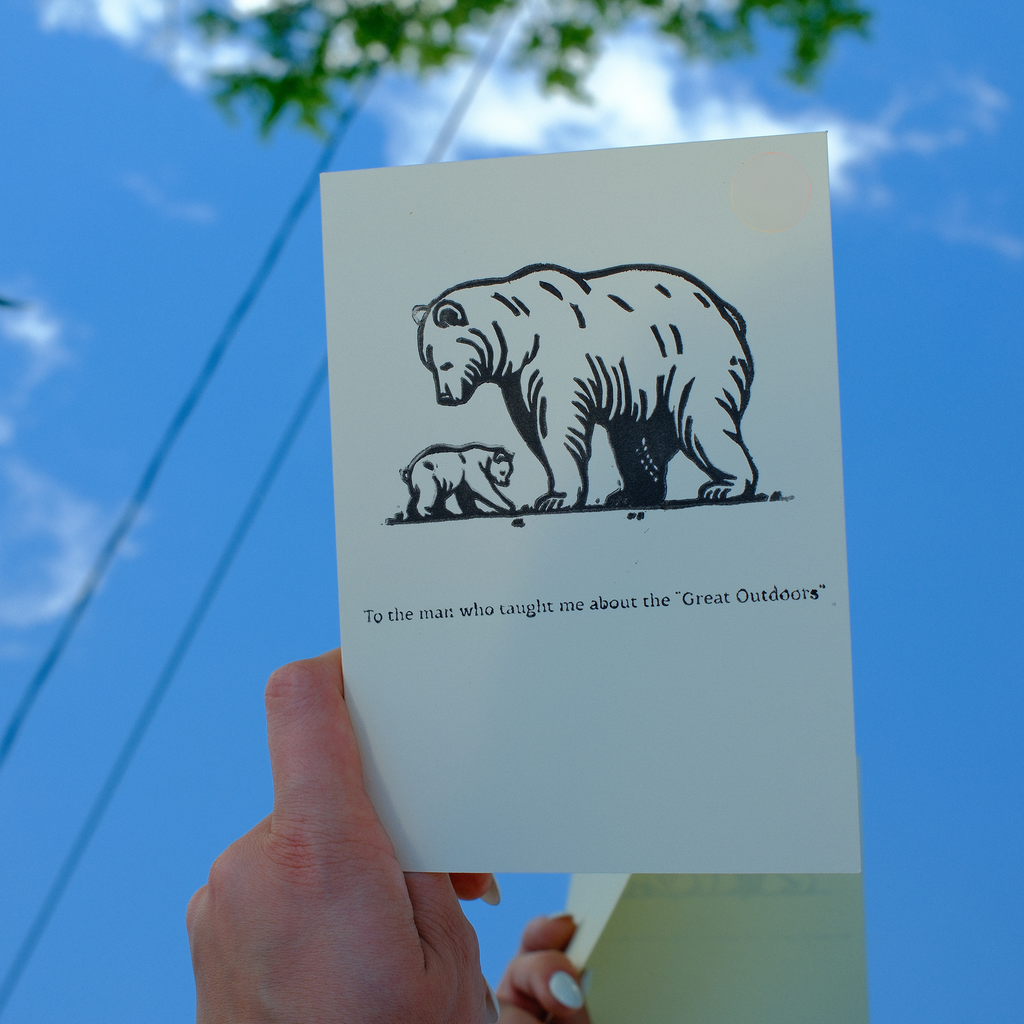 Bear Father's Day Card