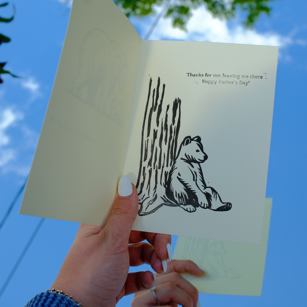 Bear Father's Day Card