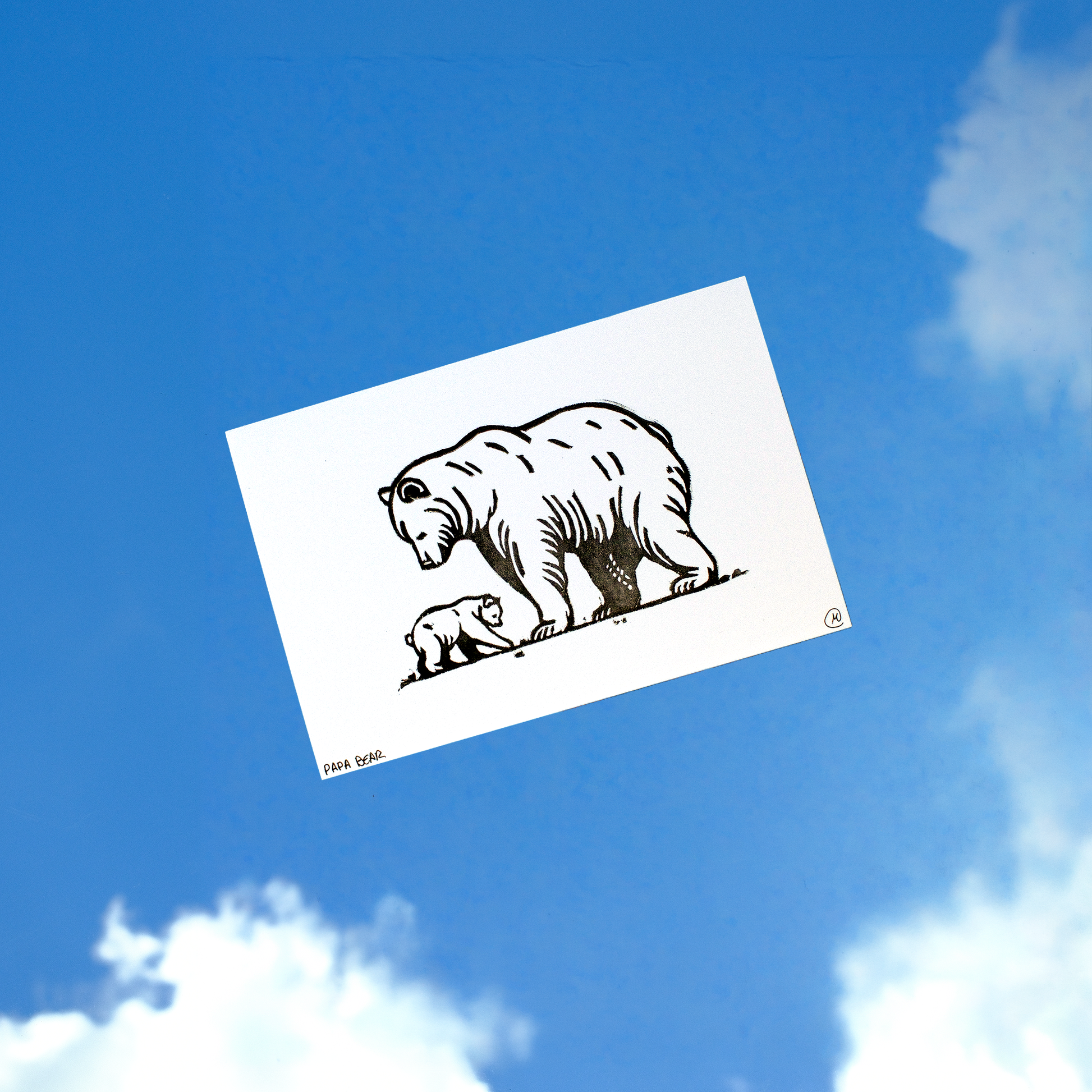 Papa Bear Print