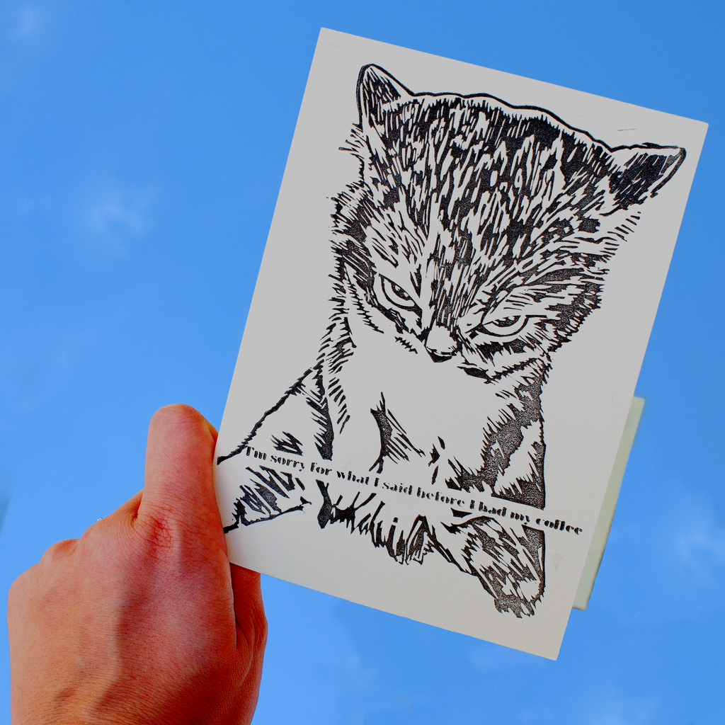 Cat Anniversary Card