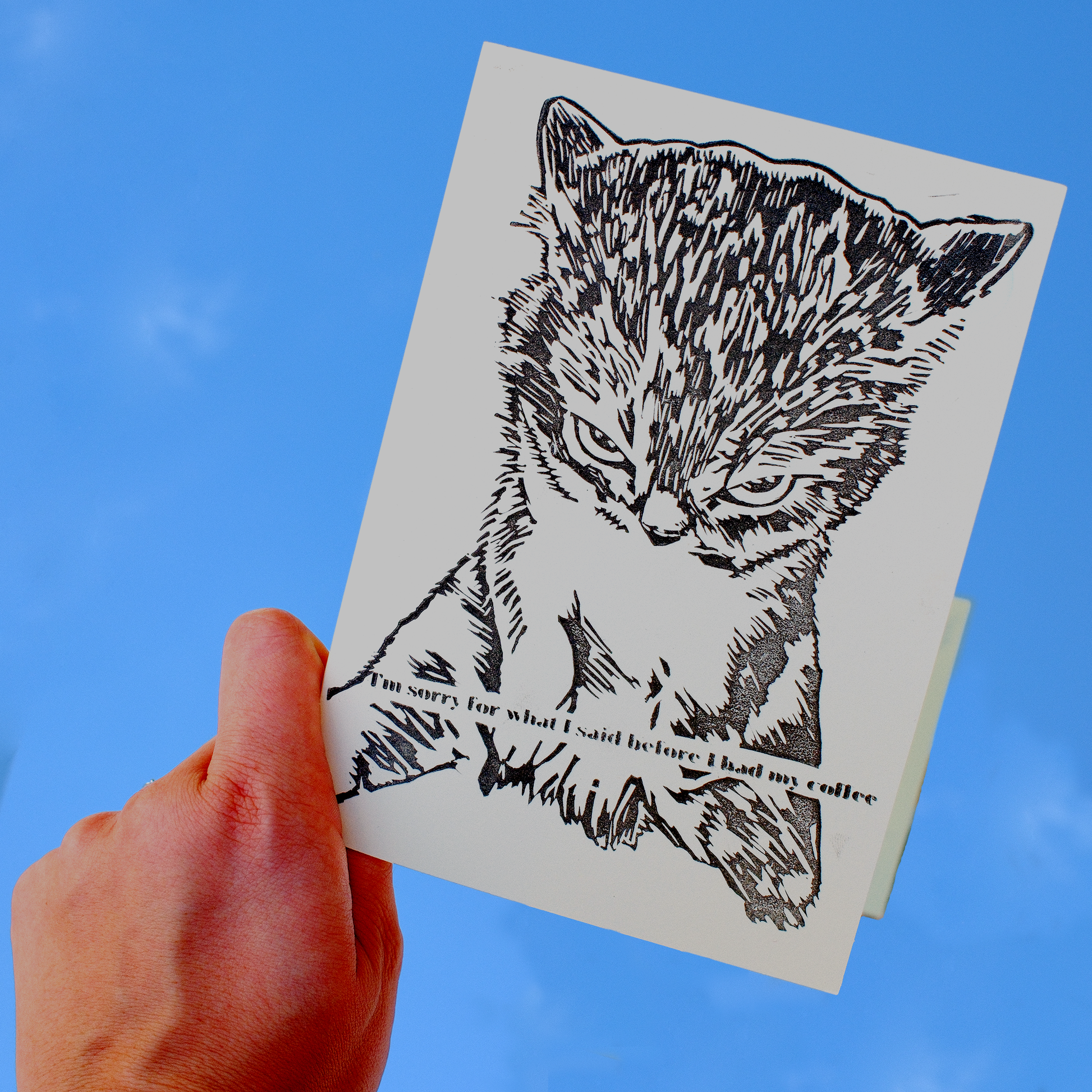 Cat Anniversary Card