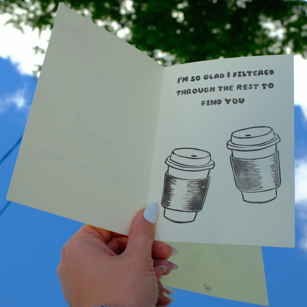 Pour Over Appreciation Card