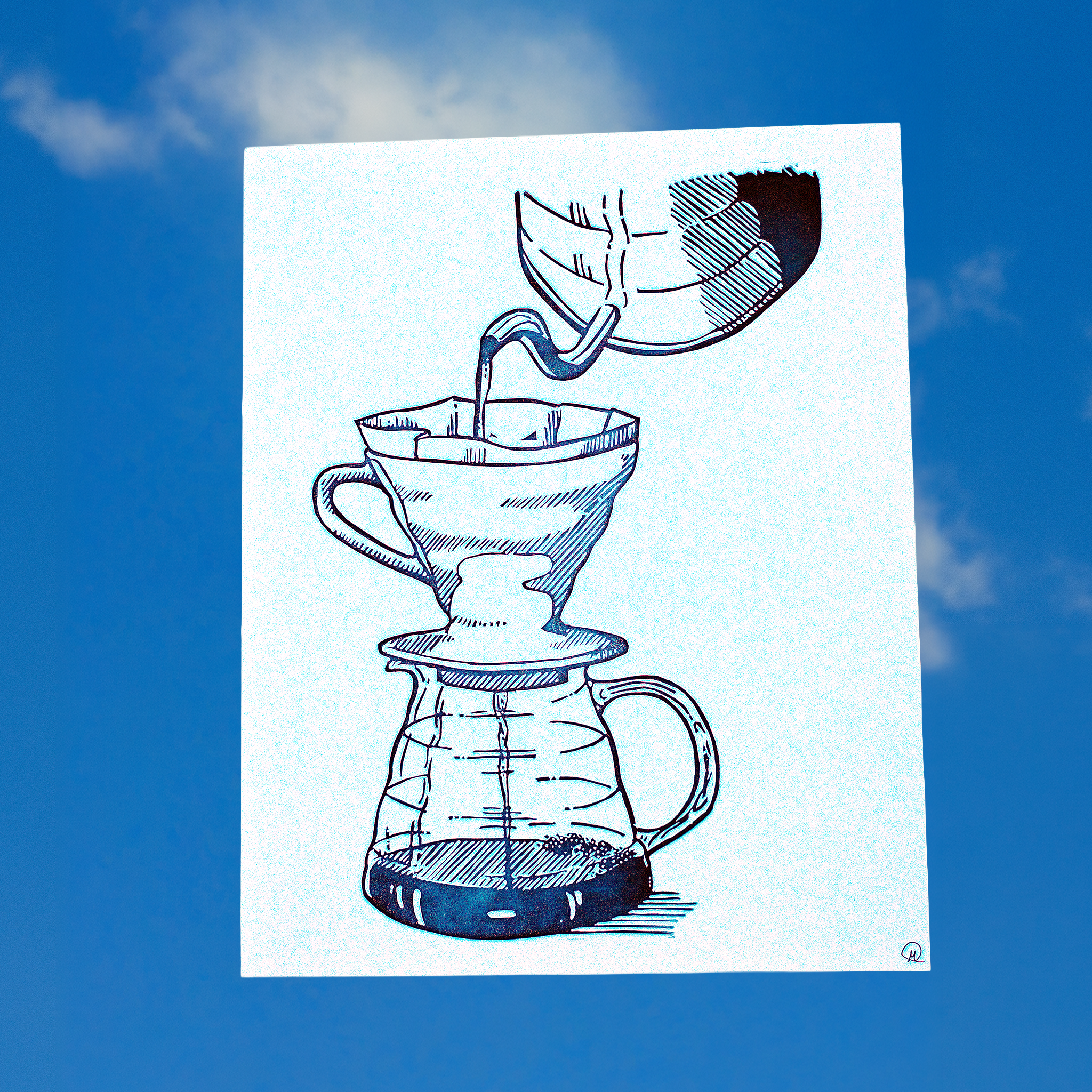 Pour Over Print